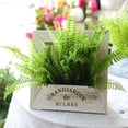 thumbnail image 4 of Soporte de Flores BLESIY Marco de Madera Florero Vintage Blanco, 4 of 8