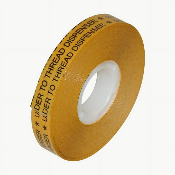 JVCC ATG-7502 ATG Tape: 1/2 in x 36 yds. (Clear Adhesive on Gold Liner)