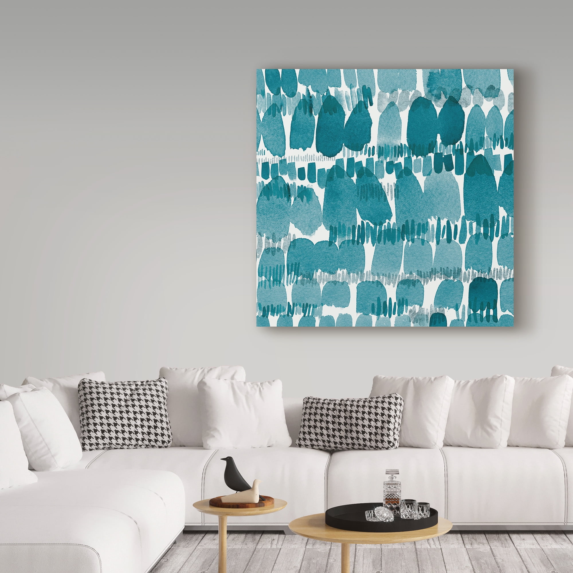 Trademark Fine Art 'Hustle and Bustle I' Canvas Art by Moira Hershey