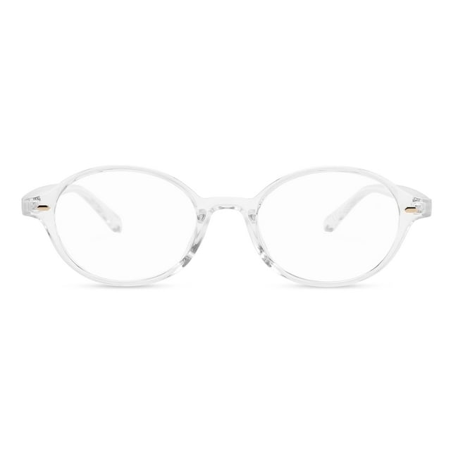 Gafas de luz azul FEISEDY Vintage Ovaladas para mujeres y hombres B0242