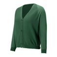 thumbnail image 5 of Cardigan Sweaters For Women Ice Linen Loose Thin Cardigan V Neck Long Sleeve Style Cotton And Linen Blended Cardigan Outerwear Jackets 1Pc Green Xl Sweaters For Women, 5 of 9