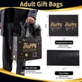 thumbnail image 2 of Black Birthday Gift Bag with Tissue Paper and Greeting Card, 13'x10.2'x4.9', Medium (1-Piece Set, Black Starry Sky, Unisex, Includes Card, Ribbon, Crinkle Paper), 2 of 4