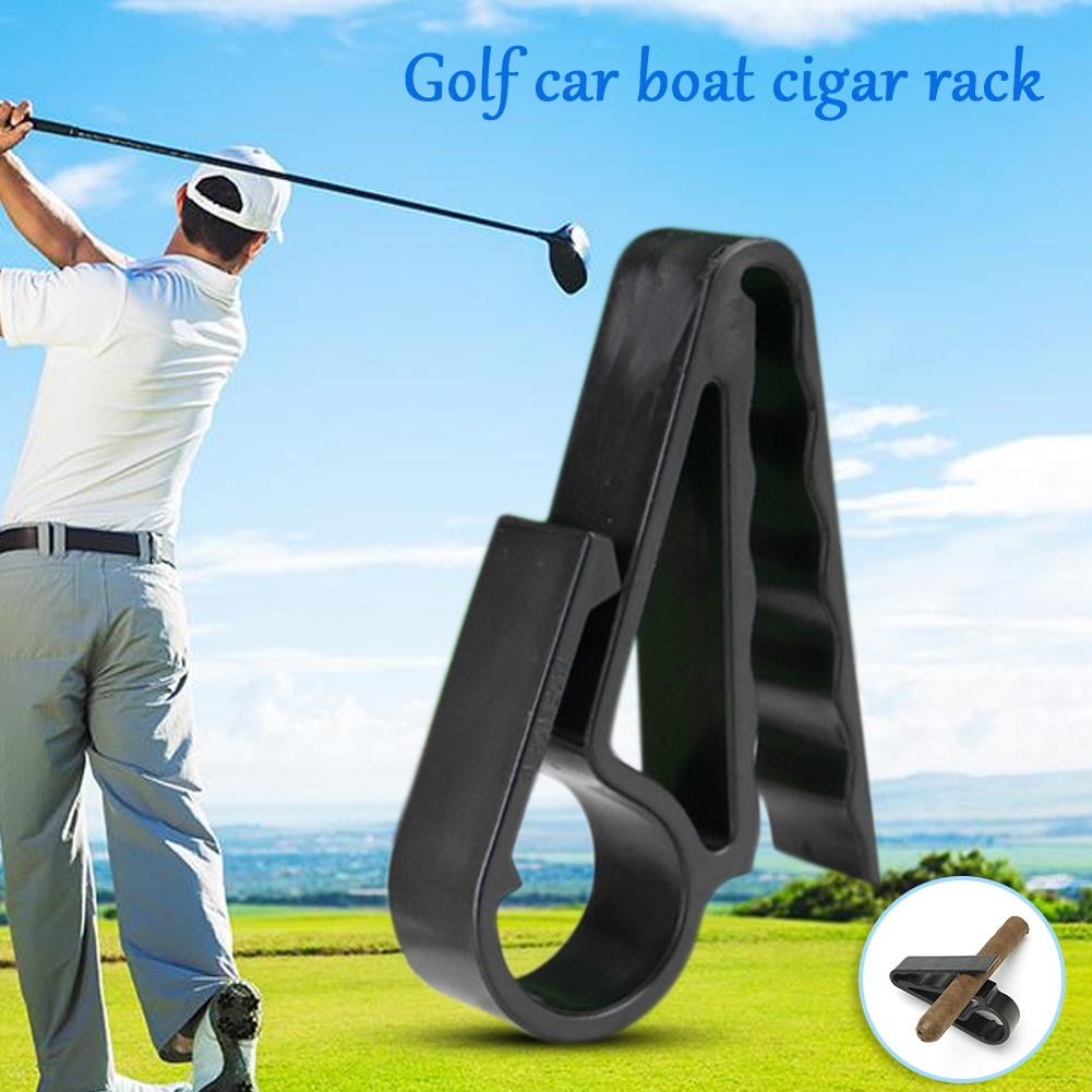 Golf Accessories Car Boat Golf Cigar Holder Golf Handle Clip Tail Clamp