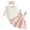 #01 Pink, variant on Baby Toddler Girl 2Pcs Fall Spring Clothes Set Long Sleeve Crewneck Tops Heart Bow Suspender Skirt With Headband Outfit Sets Kaprioy Girls Clothes Fall Winter