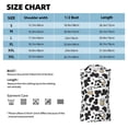 thumbnail image 4 of Bixox Men's Cow Printed Shirt Sleeveless Fitness Tank Top-XX-Large, 4 of 5