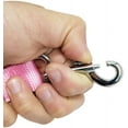 thumbnail image 4 of GHSDFBB Strong Durable Nylon Dog Training Leash, Traction Rope, 4/5/6 Feet Long, 3/4 Inch 1 Inch Wide, for Small and Medium Dogs (1''x4 FT, Pink), 4 of 4