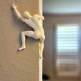 thumbnail image 4 of Creative Decoration Unique Climber Sculpture Wall Decor Resin Sculpture Creative Climber Climbing Man Wall Art Unique Climber Wall Sculpture 3D Wall Sculpture Decoration, 4 of 9