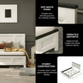thumbnail image 5 of Roundhill Furniture Realynn Panel Bed, Off-White Finish, Queen, 5 of 10