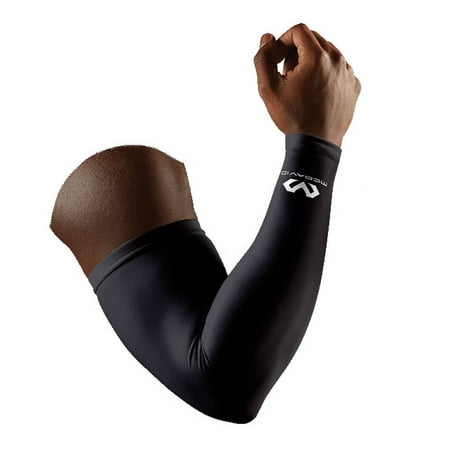 UPC: 0029369113787 | McDavid MD6566 Compression Arm Sleeves/Pair Adult L BLACK