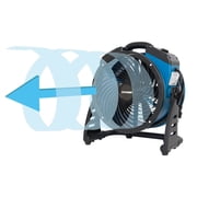 XPOWER 1/4 HP 2100 CFM Variable Speed Sealed Motor Ventilation Axial Air Mover - Blue