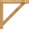thumbnail image 3 of Ekena Millwork 6"W x 38"D x 38"H Traditional Block Rough Sawn Bracket w/ Offset Brace, Western Red Cedar, 3 of 25