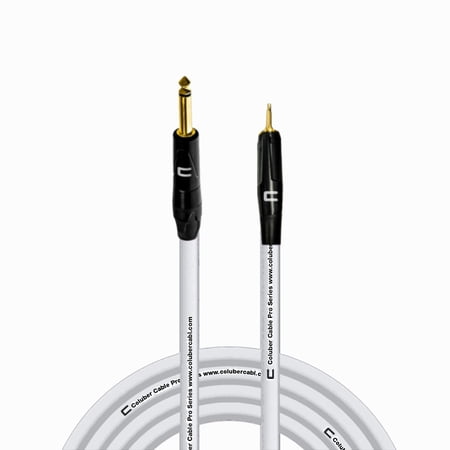 Coluber Cable 1/4" TS Male to 3.5 TS Male - Pro 3-Pin Microphone Connector
