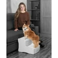 thumbnail image 2 of Pet Gear Easy Step II Pet Stairs, 2 Step for Cats/Dogs up to 75-pounds, Portable, Removable Washable Carpet Tread, No Tools Required ALT1, 2 of 3