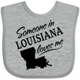 thumbnail image 3 of Inktastic Someone in Louisiana Loves Me Boys or Girls Baby Bib, 3 of 4
