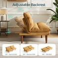 thumbnail image 3 of Homall Canapé-Lit Futon avec Dossier Réglable et Accoudoirs Réglables à Cinq Angles Canapé pour Petits Espaces Salon Bureau, 3 of 5