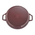 thumbnail image 4 of Staub Cast Iron 3.5-qt Braiser with Glass Lid - Grenadine, 4 of 10