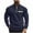 Navy, variant on biudgviw Men's Quarter Zip Sweatshirt Warm Mock Neck Fleece Sweatshirts Soft Long Sleeve Solid Color Pullover Tops with Pockets