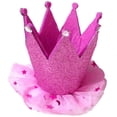 thumbnail image 3 of FVDPWYE Party Hat Photo Props Kids Gifts Birthday caps Party Costume Rose red, 3 of 6