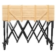 thumbnail image 4 of Carbon Steel Silent Wheel Hand Truck, Foldable Funeral Coffin Trolley, Stable Mortuary Casket Carrier Cart for Memorial Services, 4 of 8