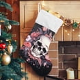 thumbnail image 5 of Coolnut 1PCS Halloween Skull Christmas Stockings Personalized 18”Large with Plush Cuff Christmas Decorations Stocking Holiday and Family Stocking Tree Fireplace Decor Decor Gifts, 5 of 7