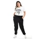 thumbnail image 5 of Pantalon jogger efecto vinil Roman Fashion /Tallas Extras, 27028 (Negro) negro 40, 5 of 6