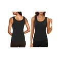 thumbnail image 5 of Anygrew Women Thermal Underwear Shirts With Built In Bra Sleeveless Slim Fit Tops Basic Thermal Tee, 5 of 5