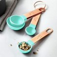 thumbnail image 4 of Measuring Cups and Spoons Set, Stainless Steel Handle, Reusable Food Grade Tools with Precise Scale Design for Accurate Measurement in Cooking & Baking, Set of 8 (Flat Bottom Design), 4 of 5