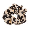 thumbnail image 1 of Sonducket Gran pelo Scrunchie Animal Estampado de leopardo Elásticos ajustables Bobbles Hairs Band Multi Color Leopard caqui crema Type3 NO3, 1 of 5