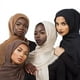 thumbnail image 4 of Venta caliente bufanda arrugada para mujeres musulmanas hijab mujer musulmana pañuelo islámico de algodón suave chales para damas pañuelos para la cabeza pañuelos árabes, 4 of 5