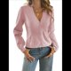 thumbnail image 3 of Suéter Cárdigan de Otoño para Mujer, Tendencia de Moda, Top de Larga, Chaqueta Informal, Suéter con Botones para Vacaciones. M, 3 of 8