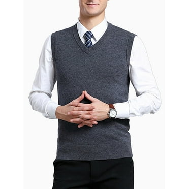 Chaps Mens Sweater Fleece Mockneck Vest Size S 2xl Walmart Com