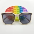 thumbnail image 3 of Gafas de sol para niños, personalidad de la moda coreana, gafas de sol que combinan con todo, gafas de sol con tres puntas que parlotean, 3 of 4