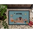 thumbnail image 3 of Black Tan Dachshund Sweet Home Indoor or Outdoor Mat 18x27 CK7977MAT, 3 of 4