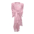 thumbnail image 4 of Elegant Lace Shawl Wrap for Weddings and Formal Occasions Sophisticated Evening Accessory for Bridesmaids and Guests Timeless Knitwork Shawl with Intricate Design, 4 of 4