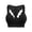 Black, variant on Women's Plus Size Lace Bra Removable Padded Sexy Racerback Breathable Bralette Plus Size Sports Bras,Beige,XL
