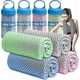 thumbnail image 1 of Instant Cooling Towel Set - 4 Pack, 40"x12" Soft Fabric for Neck and Face Refreshment, 1 of 3