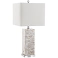 thumbnail image 3 of SAFAVIEH Homer 26 in. H Coastal Shell Table Lamp, Cream, Set of 2, 3 of 5