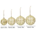 thumbnail image 4 of Bolas de Navidad de 5 a 8 cm, adornos para árbol de Navidad, bolas de lentejuelas doradas, colgantes para árbol de Navidad, decoración para fiestas en el hogar, regalos de Año Nuevo, 4 of 5