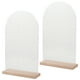 thumbnail image 1 of 2 expositores de pendientes de acrílico con base de madera, soporte para joyas, 1 of 8