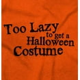 thumbnail image 2 of Too Lazy Ironic Halloween Costume Crewneck T Shirts Boy Girl Teen Brisco Brands X, 2 of 6