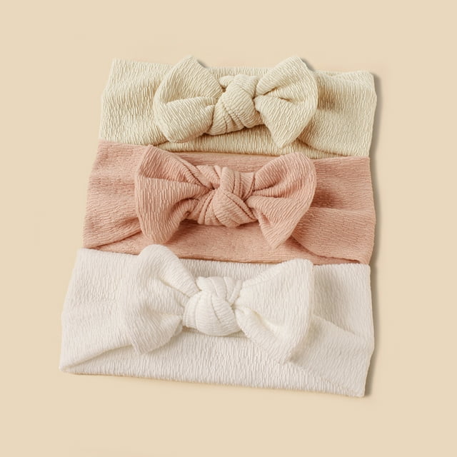 3 diademas anchas para niñas, bandas elásticas para el pelo para niños, accesorios para el cabello elásticos de tela suave para niños, bonita diadema deportiva para yoga y niña