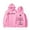Pink, variant on Hpapadks Girls Hoodie Kids Casual Loose Cute Print Long Sleeve Pullover Sport Sweatshirts 3-4 Years Toddler Sweatshirt Black