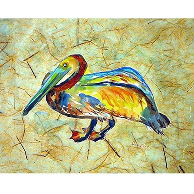 Betsy Drake DM984G 30 x 50 in. Gertrude Pelican Door Mat