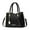 Black 2, variant on Purses and Handbags for Women's Patchwork Top Handle Satchel Shoulder Bags Fashion Leather Messenger Tote Handbag