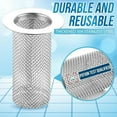 Gongjisey Strainers Bathroom Sink Drain Strainer Stainless Steel Floor