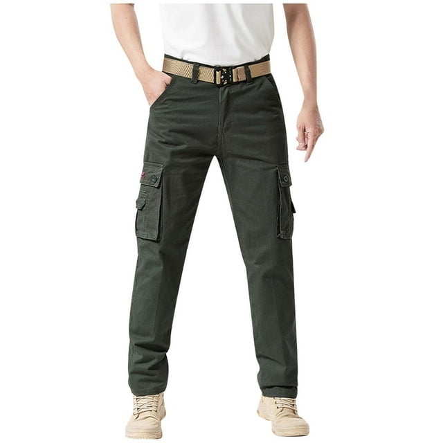 JHLZHS Khaki Pants Mens Stretch Joggers Men's Overalls Pants Pants Outdoor Elastic Loose Soft Pants Spring and Autumn Pants Compression Pants Men Football Navy Blue