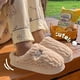 thumbnail image 3 of Zapatillas de algodón para mujer, otoño e invierno, para interior del hogar, cálidas, de confinamiento, antideslizantes, de algodón, para hombre, invierno, 3 of 6