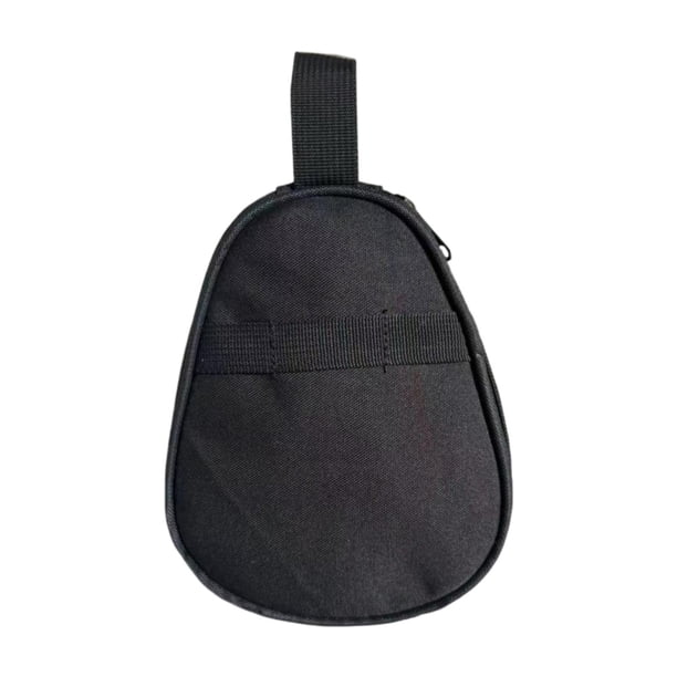 Bolsa organizadora para guardar vajilla de camping, bolsa para cubiertos y utensilios para exteriores. Negro