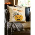 thumbnail image 2 of Awkward Styles Halloween Decorative Pillow Covers Trick or Treat Pumpkin Throw Cushion Case, 2 of 2