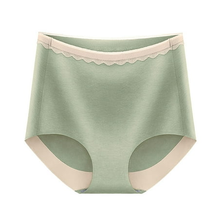 

Womens Panties Ladies High Waist Cotton Seamless Triangle Lift Abdominal Breathable Cotton Panties Body Sculpting Underwear Womens No Show Underwear Seamless